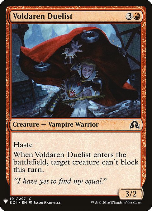 Voldaren Duelist (SOI-191) [The List]