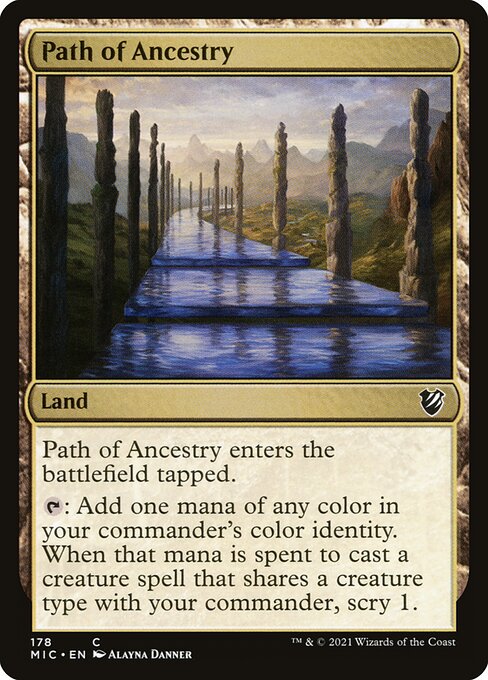 Path of Ancestry (178) [Midnight Hunt Commander]