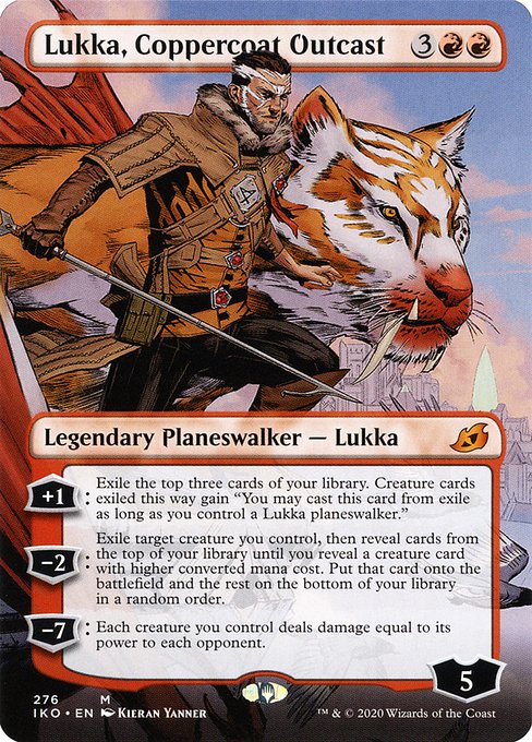 Lukka, Coppercoat Outcast (276) [Ikoria: Lair of Behemoths] [Borderless]