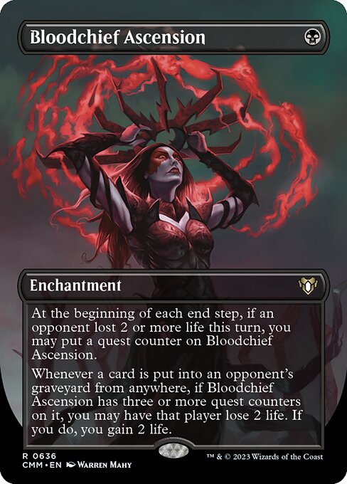 Bloodchief Ascension (636) [Commander Masters] [Borderless]