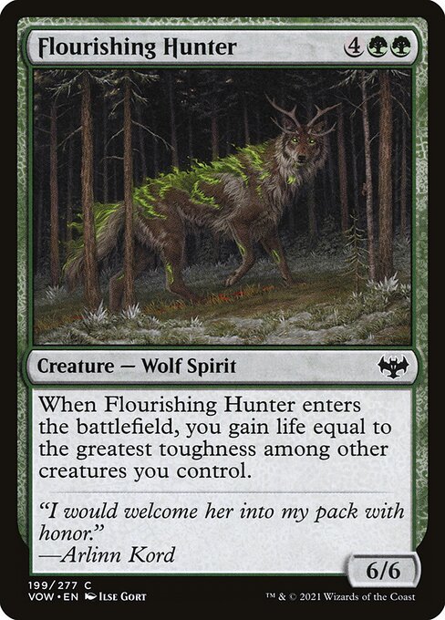 Flourishing Hunter (199) [Innistrad: Crimson Vow]