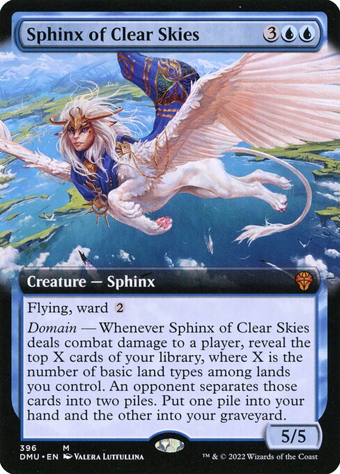 Sphinx of Clear Skies (396) [Dominaria United] [Extended Art]