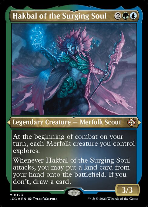 Hakbal of the Surging Soul (123) [The Lost Caverns of Ixalan Commander]