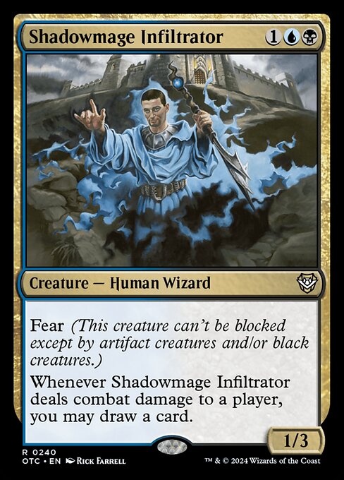Shadowmage Infiltrator (240) [Outlaws of Thunder Junction Commander]