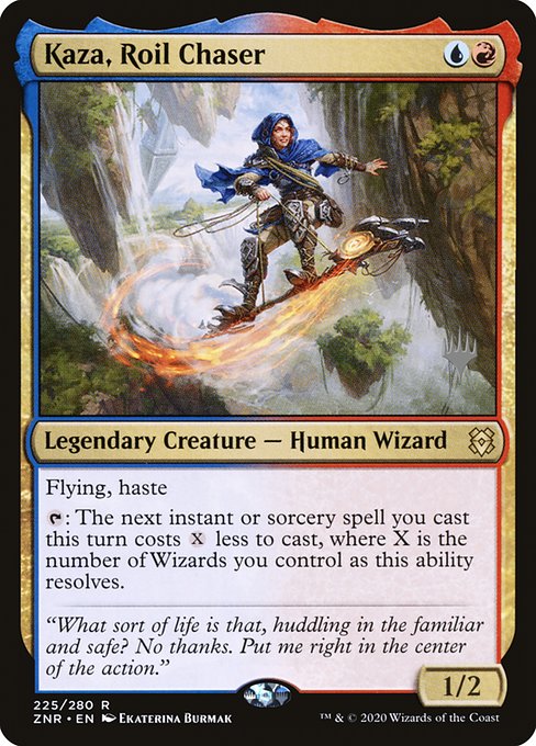 Kaza, Roil Chaser (225p) [Zendikar Rising Promos]