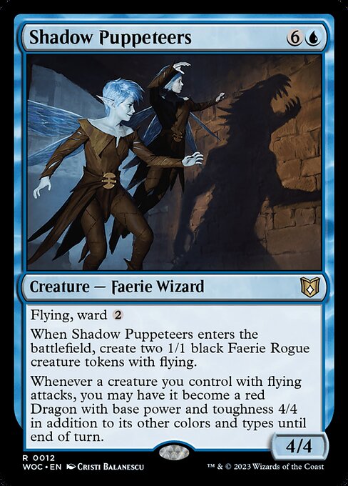 Shadow Puppeteers (12) [Wilds of Eldraine Commander]