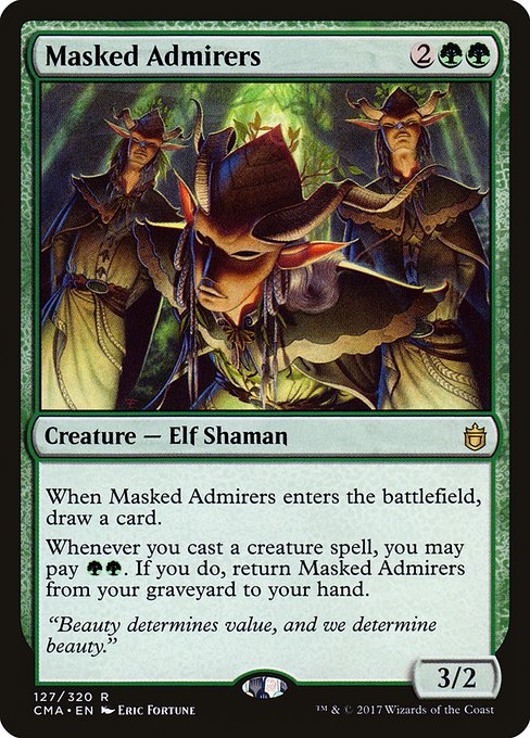 Masked Admirers (127) [Commander Anthology]