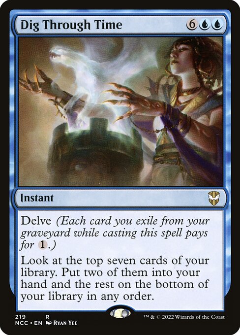 Dig Through Time (219) [New Capenna Commander]