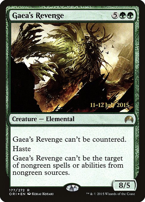 Gaea's Revenge (177s) [Magic Origins Promos]