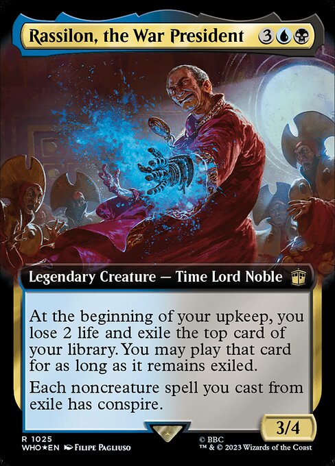 Rassilon, the War President (1025) [Doctor Who] [Extended Art]