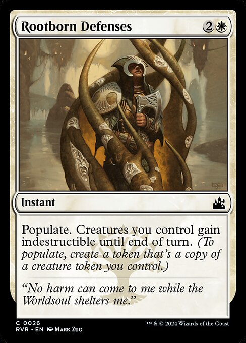 Rootborn Defenses (26) [Ravnica Remastered]