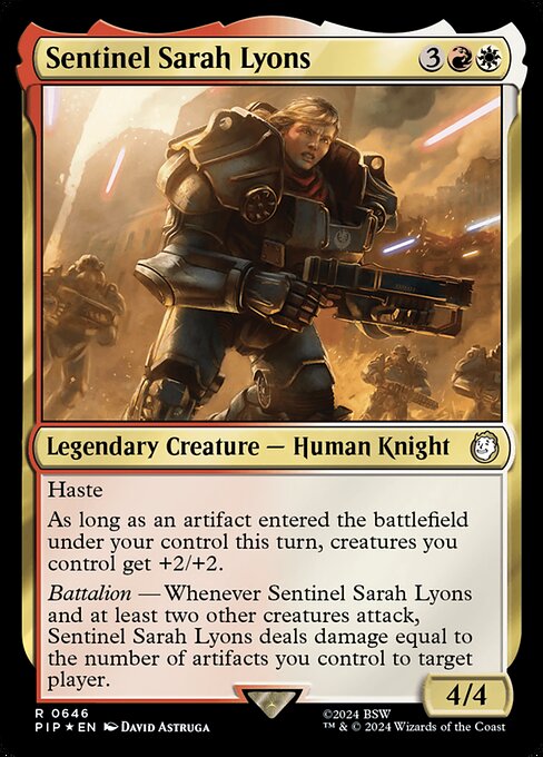 Sentinel Sarah Lyons (646) [Fallout]