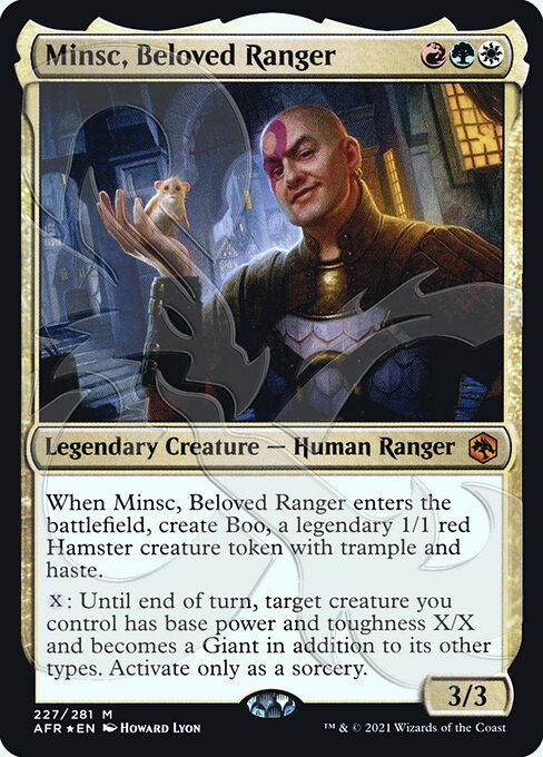 Minsc, Beloved Ranger (227a) [Adventures in the Forgotten Realms Promos]
