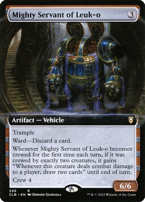 Mighty Servant of Leuk-o (598) [Commander Legends: Battle for Baldur's Gate] [Extended Art]