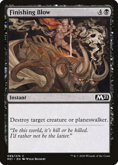 Finishing Blow (99) [Core Set 2021]