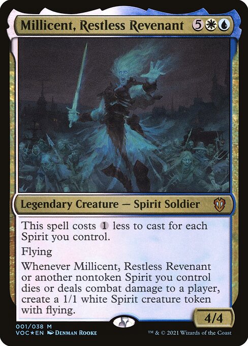 Millicent, Restless Revenant (1) [Crimson Vow Commander]