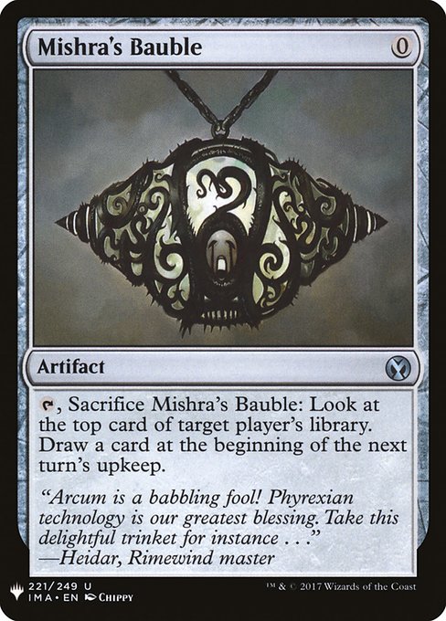 Mishra's Bauble (IMA-221) [The List]