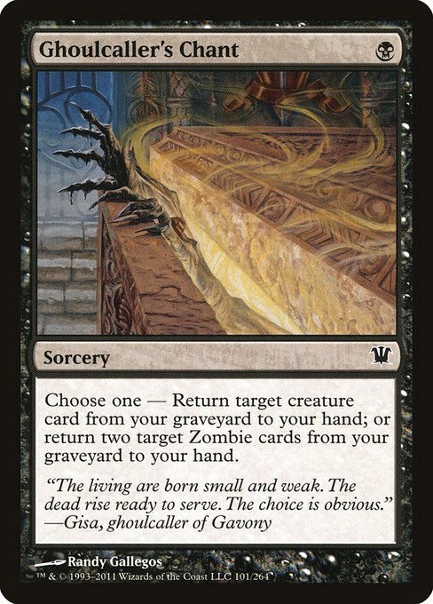 Ghoulcaller's Chant (101) [Innistrad]