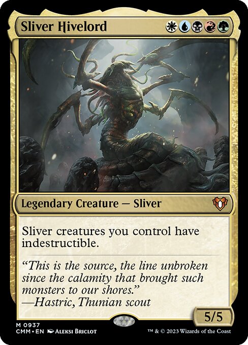 Sliver Hivelord (937) [Commander Masters]