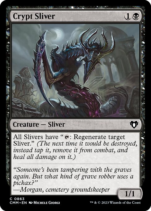 Crypt Sliver (863) [Commander Masters]