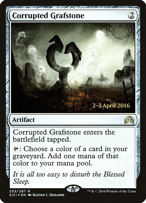 Corrupted Grafstone (253s) [Shadows over Innistrad Promos]