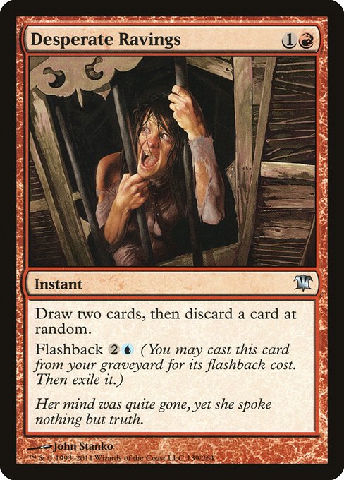 Desperate Ravings (139) [Innistrad]