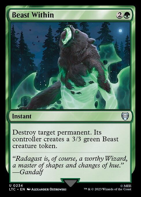 Beast Within (234) [Tales of Middle-earth Commander]