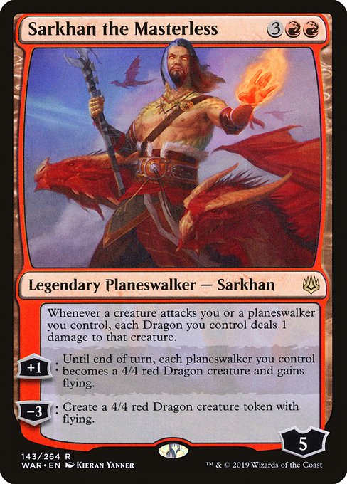 Sarkhan the Masterless (143) [War of the Spark]
