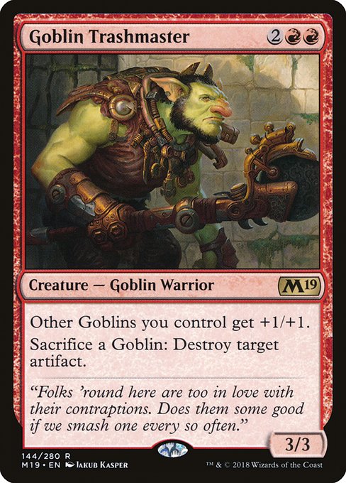 Goblin Trashmaster (144) [Core Set 2019]