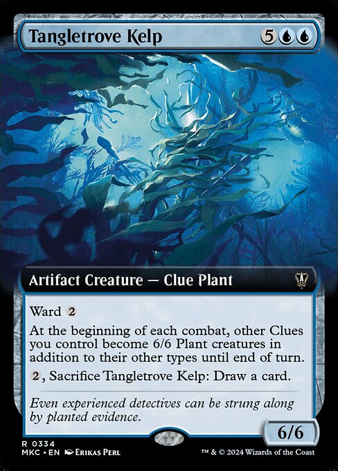 Tangletrove Kelp (334) [Murders at Karlov Manor Commander] [Extended Art]