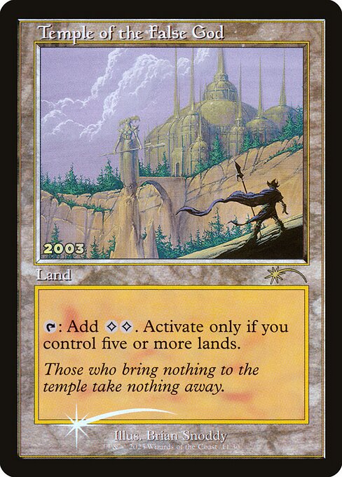 Temple of the False God (11) [30th Anniversary Play Promos]