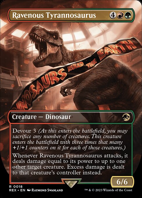 Ravenous Tyrannosaurus (18) [Jurassic World Collection] [Borderless]