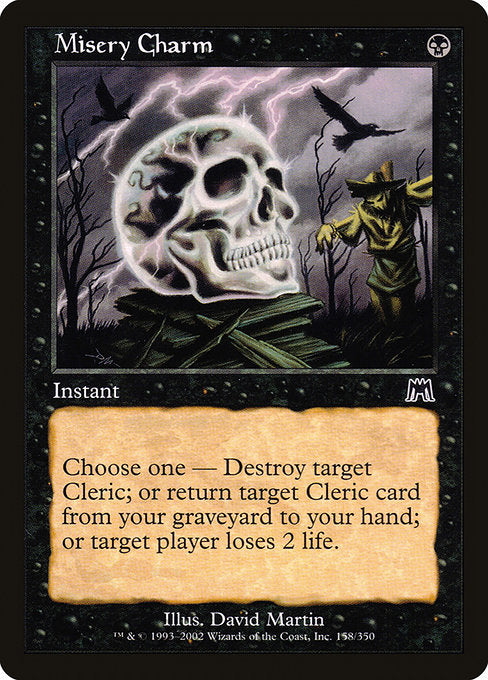 Misery Charm (158) [Onslaught]