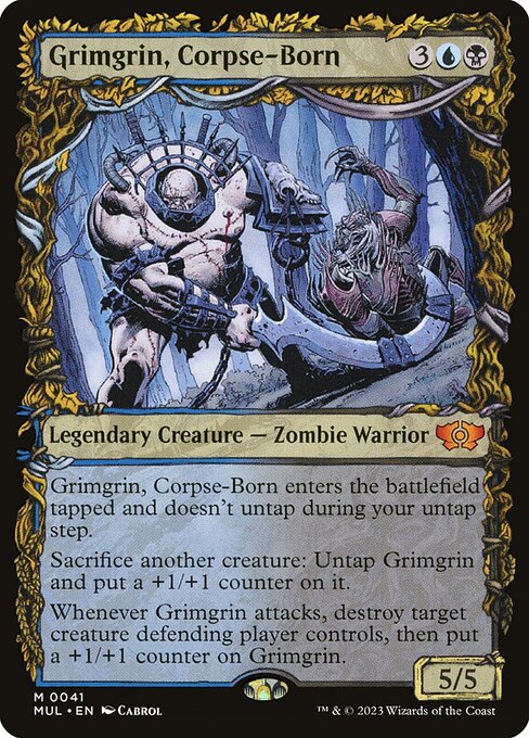 Grimgrin, Corpse-Born (41) [Multiverse Legends] [Showcase]