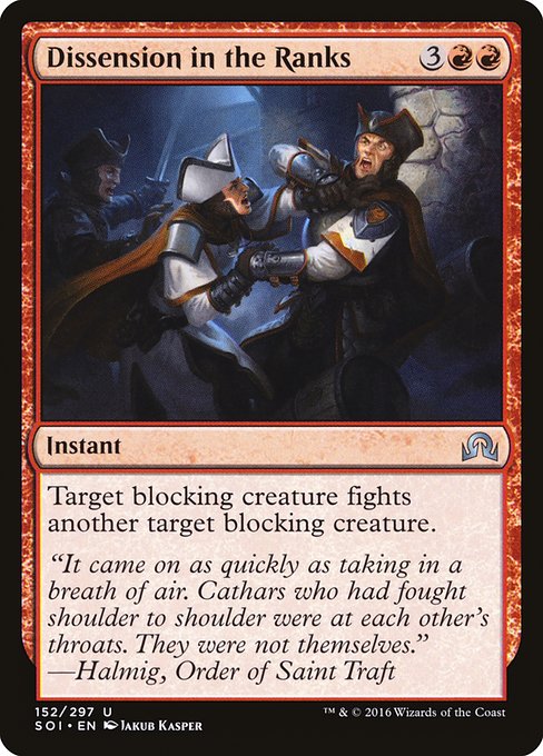Dissension in the Ranks (152) [Shadows over Innistrad]