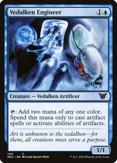 Vedalken Engineer (100) [Neon Dynasty Commander]