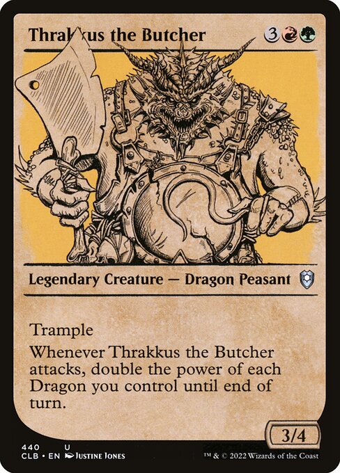 Thrakkus the Butcher (440) [Commander Legends: Battle for Baldur's Gate] [Showcase]