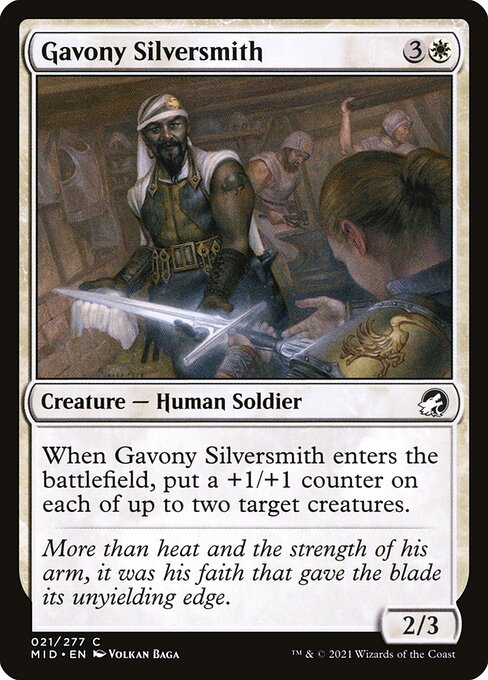 Gavony Silversmith (21) [Innistrad: Midnight Hunt]