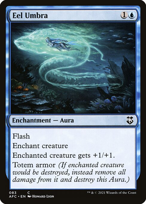 Eel Umbra (83) [Forgotten Realms Commander]