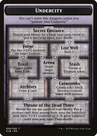 Undercity // The Initiative (20) [Battle for Baldur's Gate Tokens]
