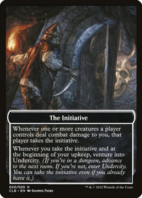 Undercity // The Initiative (20) [Battle for Baldur's Gate Tokens] Reverse