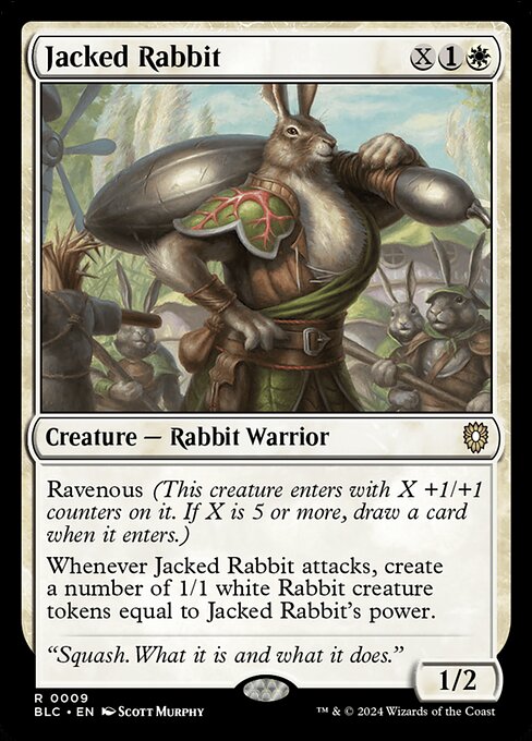 Jacked Rabbit (9) [Bloomburrow Commander]