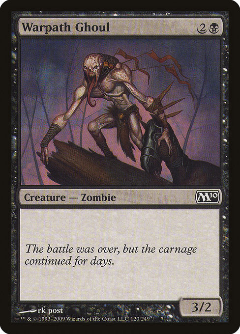 Warpath Ghoul (120) [Magic 2010]
