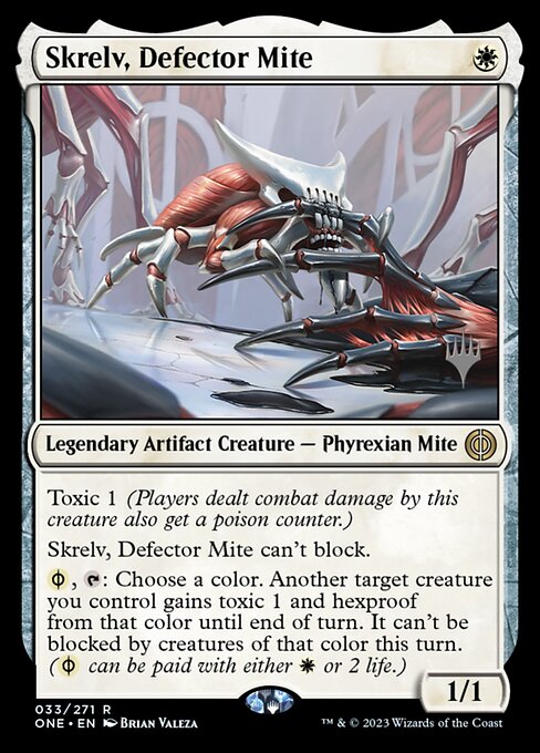 Skrelv, Defector Mite (33p) [Phyrexia: All Will Be One Promos]