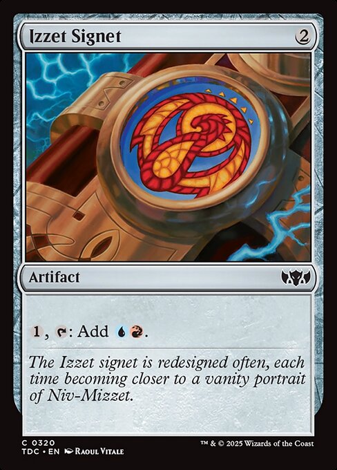 Izzet Signet (320) [Tarkir: Dragonstorm Commander]