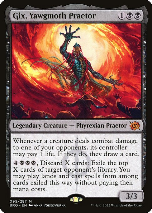 Gix, Yawgmoth Praetor (95) [The Brothers' War]