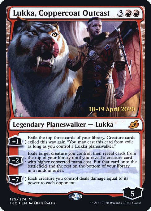 Lukka, Coppercoat Outcast (125s) [Ikoria: Lair of Behemoths Promos]