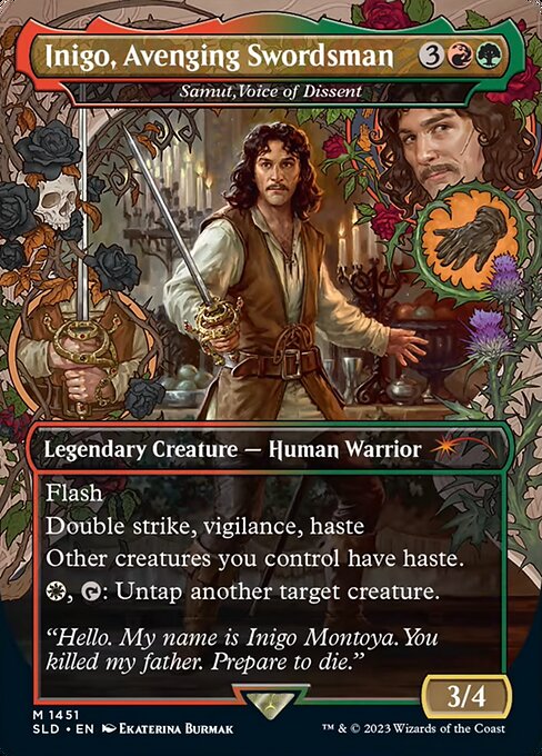Samut, Voice of Dissent (1451) [Secret Lair Drop] [Borderless]