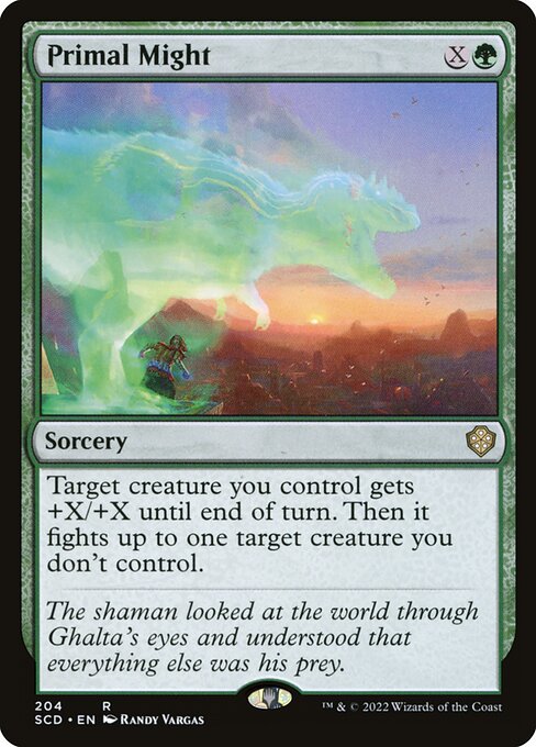 Primal Might (204) [Starter Commander Decks]