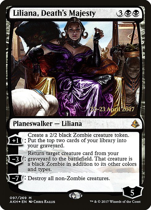 Liliana, Death's Majesty (97s) [Amonkhet Promos]